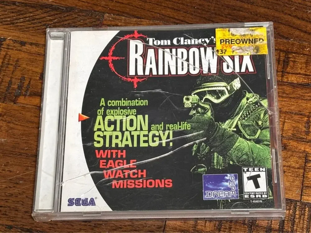 Tom Clancy Rainbow Six w Eagle Watch Missions Sega Dreamcast DC 2000